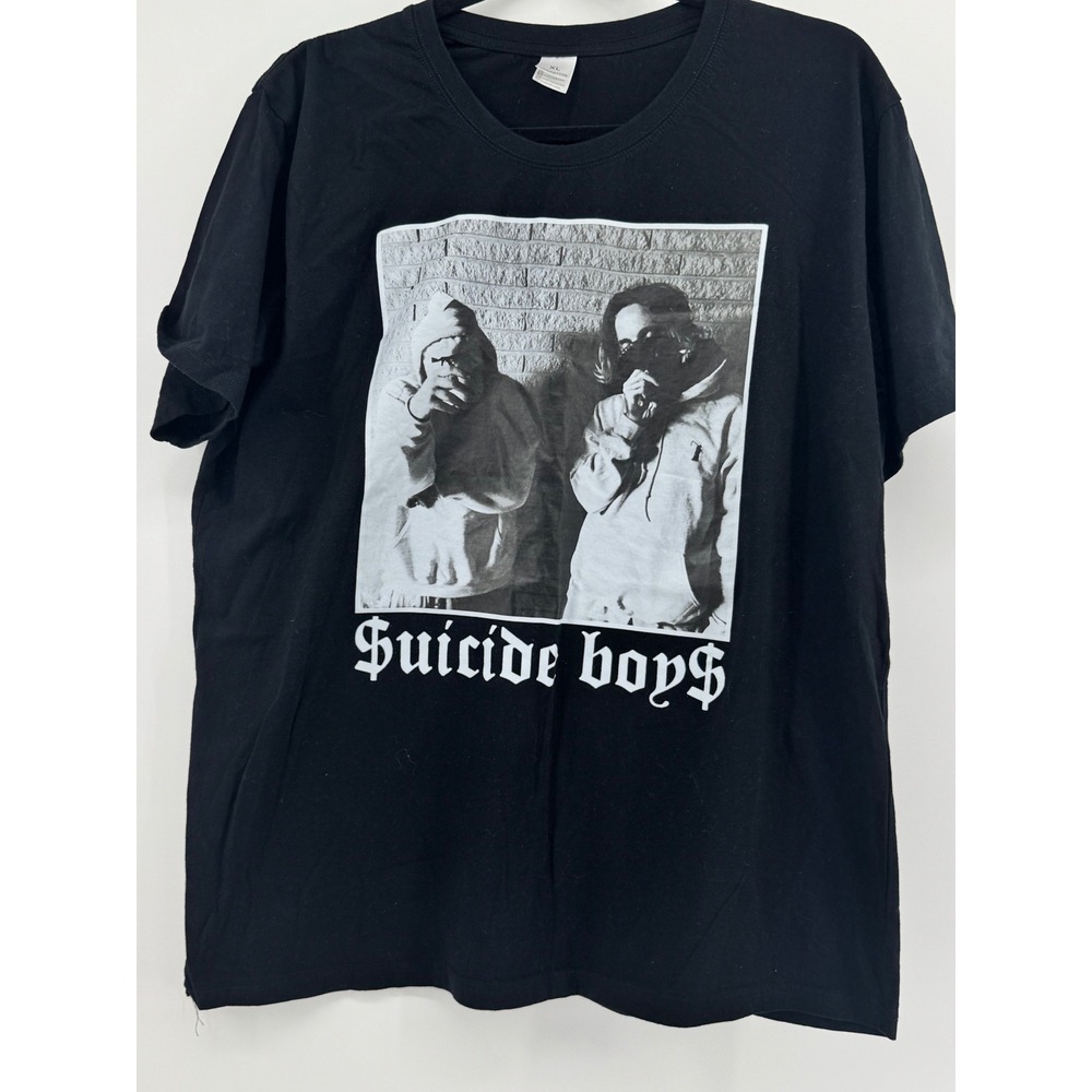 Suicideboys Graphic T-Shirt Mens XL Black G59 Rap Hip Hop Photo Print Tee